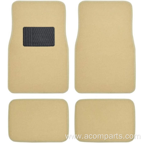 4-Piece Carpet Vehicle Floor Mats Premium Quality Classic